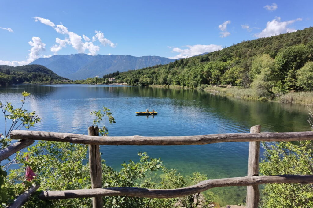 Natur Sehenswürdigkeiten in Italien: Der Große Montiggler See in Südtirol