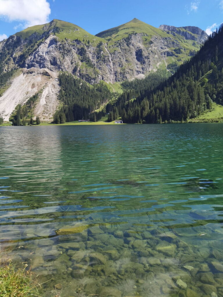 Natur Sehenswürdigkeiten im Allgäu: Vilsalpsee im Tannheimer Tal